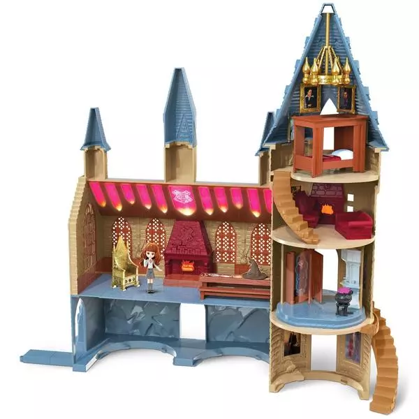 Harry Potter: Castelul magic Hogwarts cu accesorii - 55 cm