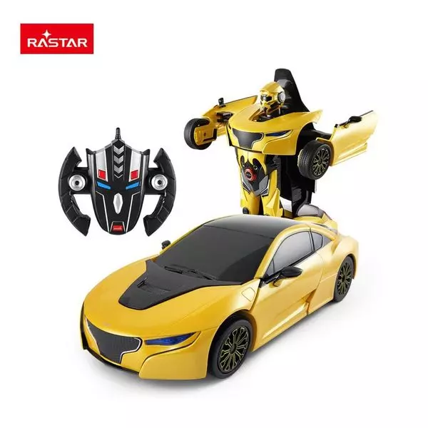 Rastar Transformer: 2 em 1 carro e robô transformador controlado por controle remoto 1:14