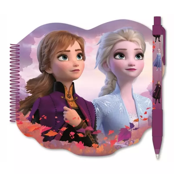 Frozen 2: Caiet notițe cu design Frozen și pix
