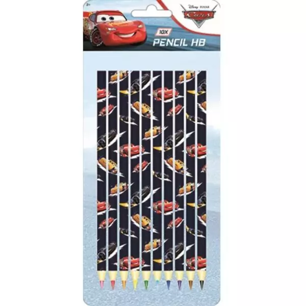 Cars: Set de 10 creioane colorate