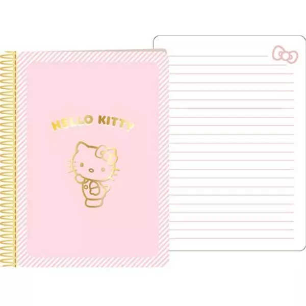 Hello Kitty: Jegyzetfüzet különleges borítóval, A5-ös méretű