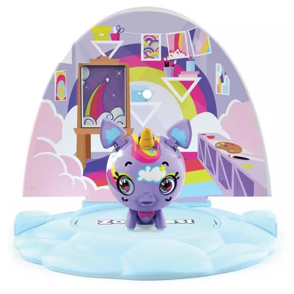 Zoobles: Kisállat szett játéktérrel - BB Unicorn
