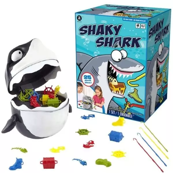 Shaky Shark - joc de abilitate cu instrucțiuni în lb. maghiară