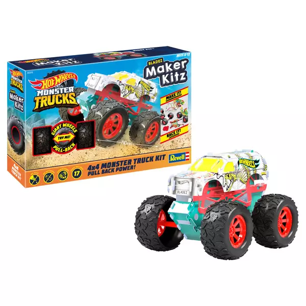 Hot Wheels Monster Trucks: Creează propria mașinuță monster - diferite