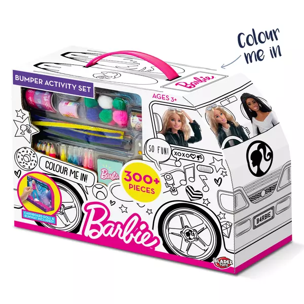 Barbie: Creează propriul autobuz pentru păpuși - 500 de piese