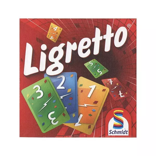 Ligretto joc de cărți cu instrucțiuni în lb. maghiară - pachet roșu