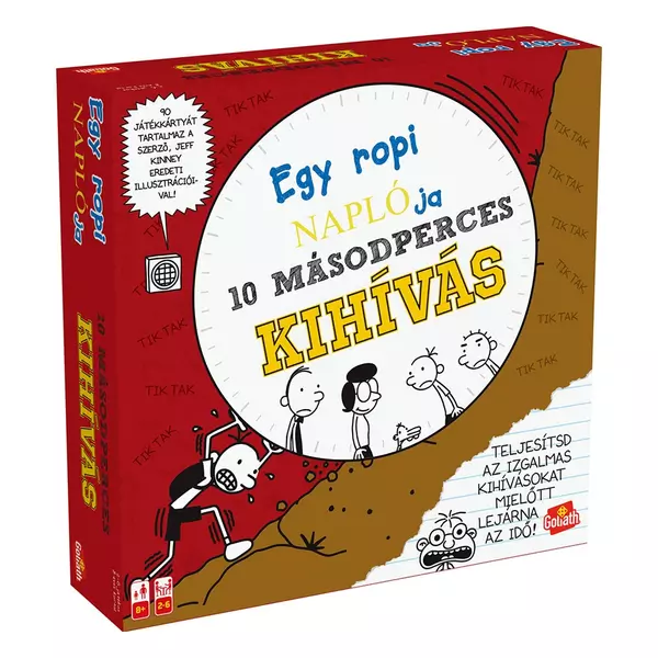 Das Tagebuch eines Miesepeters: 10-Sekunden-Challenge Brettspiel - auf Ungarisch