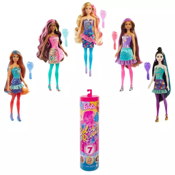 Barbie: Color Reveal Irány a buli meglepetés baba