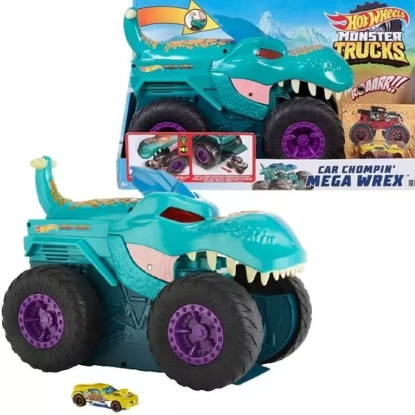 Hot Wheels: Monster Trucks mâncător de mașinuțe