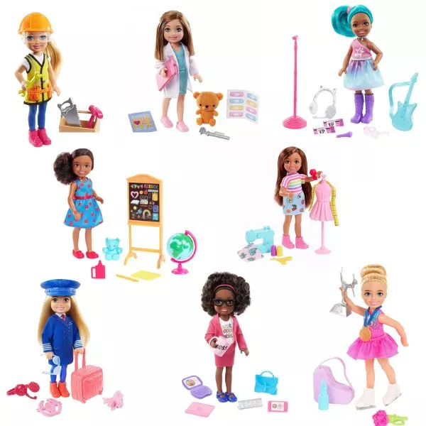 Barbie: Chelsea karrierbaba - többféle