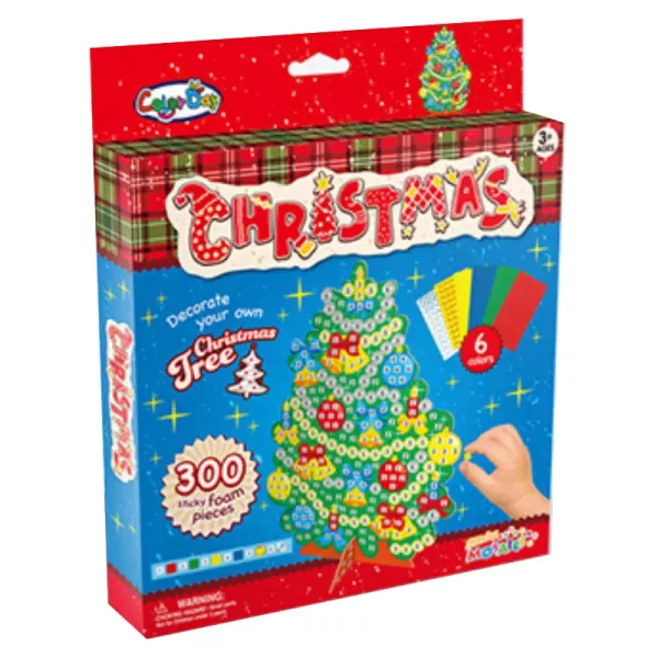 Conjunto criativo para decoração de árvore de Natal