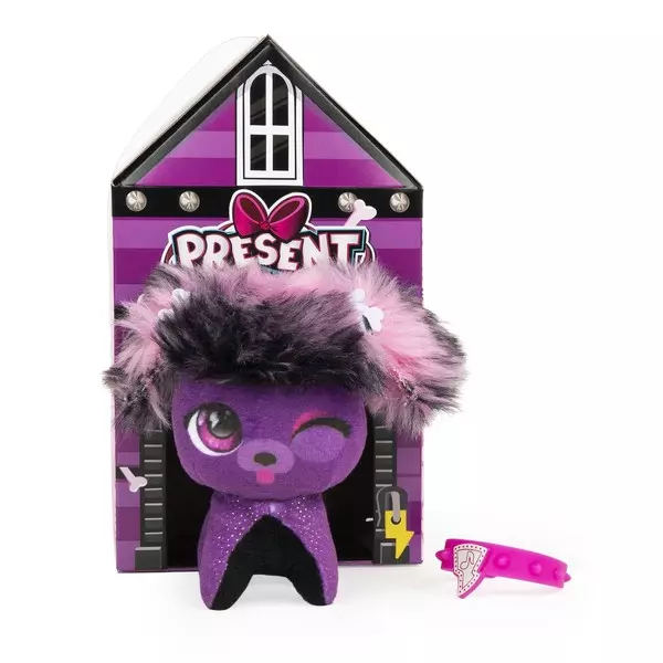 Present Pets: Mini-figurină de plus în căsuță - Punk