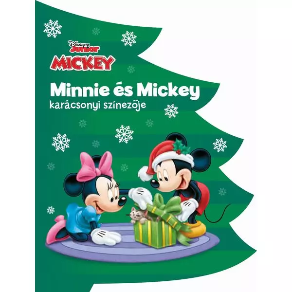 Disney: Carte de colorat de crăciun cu Minnie și Mickey - în lb. maghiară
