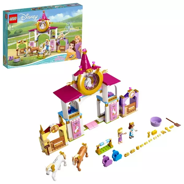 LEGO Disney Princess: Grajdurile regale ale lui Belle și Rapunzel - 43195