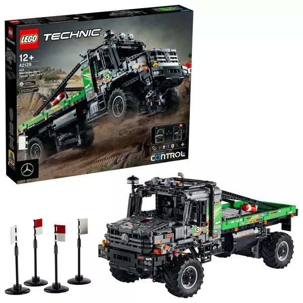 LEGO Technic: Camion de testări 4x4 Mercedes-Benz Zetros - 42129