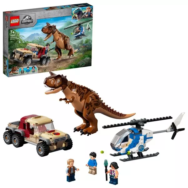LEGO® Jurassic World Carnotaurus dinoszaurusz üldözés 76941
