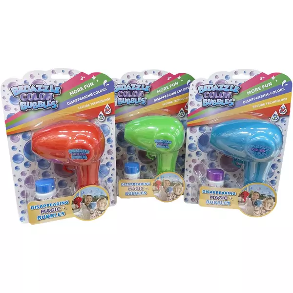 Pistola de Burbujas de Colores Bedazzle: Diferentes