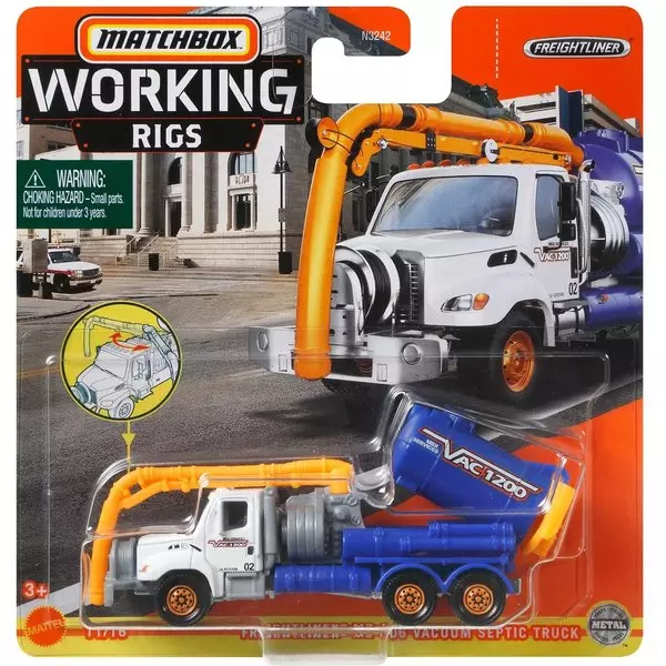 Matchbox: Working Rigs - Mașinuța Freightliner M2 106 Vacum Septic