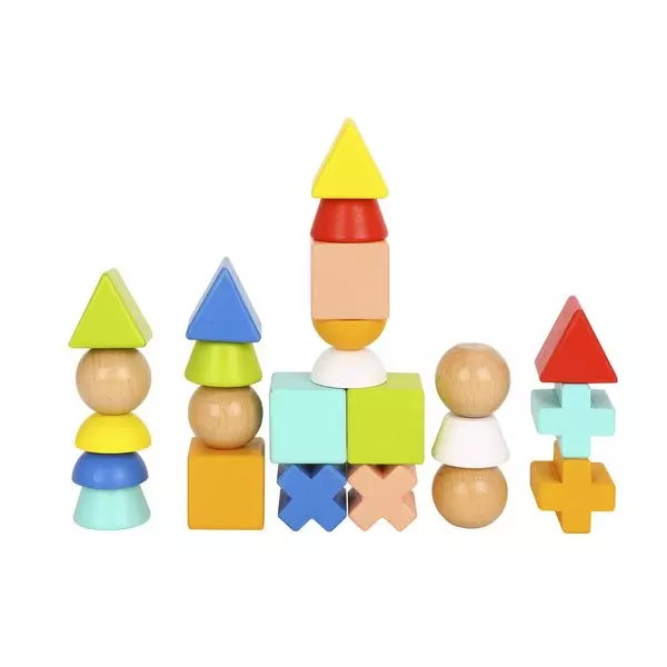 Tooky Toy: Ügyességi toronyépítő játék különleges elemekkel