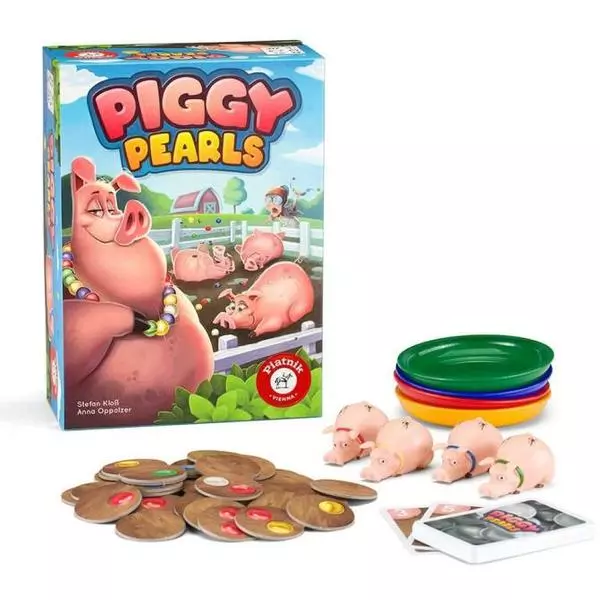 Piggy Pearls - joc de societate cu instrucțiuni în lb. maghiară