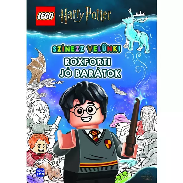 Lego: Colorează cu noi! Prieteni de la Hogwarts - carte pentru copii în lb. maghiară