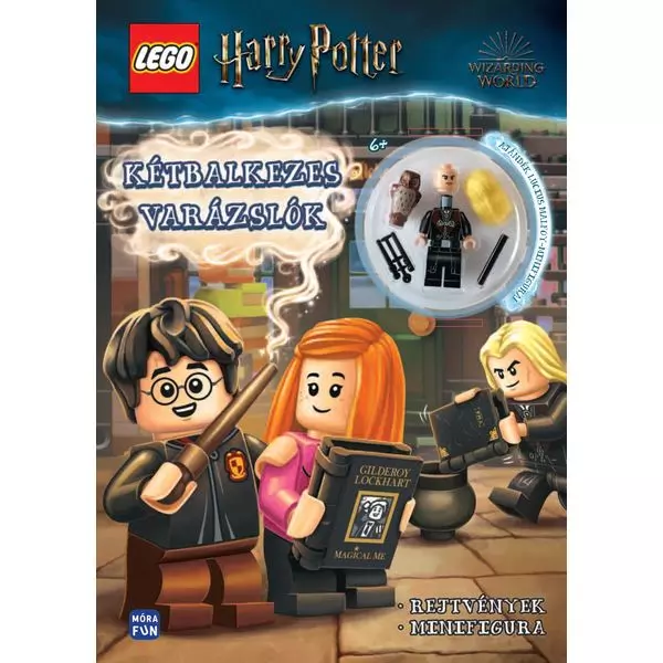 Lego Harry Potter: Vrăjitori stângaci educativ în lb. maghiară cu figurina Lucius Malfoy