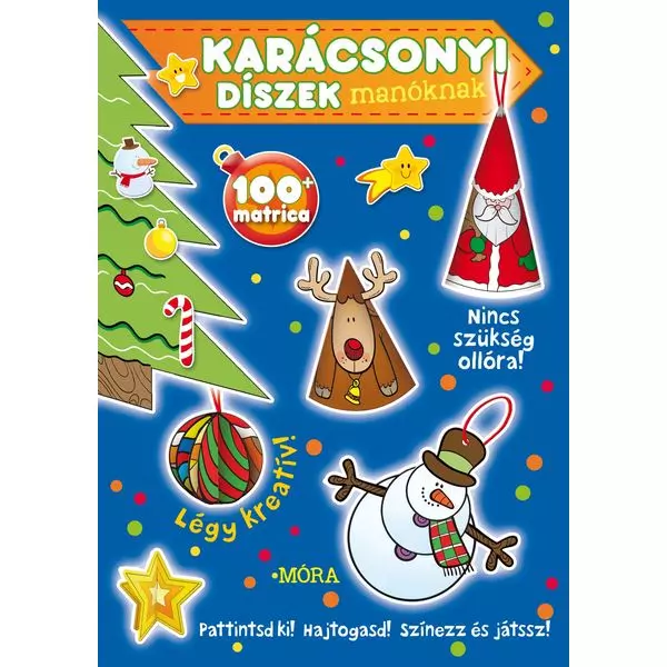 Decorațiuni de crăciun pentru elfi - educativ în lb. maghiară