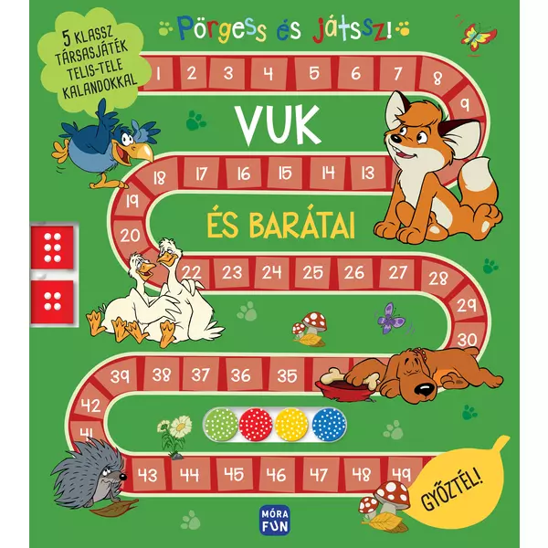 Vuk: Carte cu jocuri de societate - în lb. maghiară
