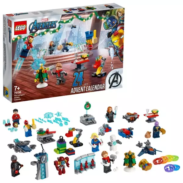 LEGO Marvel Răzbunătorii: Calendar de advent - 76196