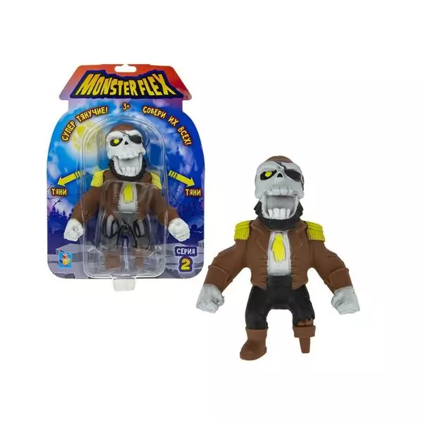 Monster Flex: Figurină monstru care poate fi întins, S2 - Ghost Pirate