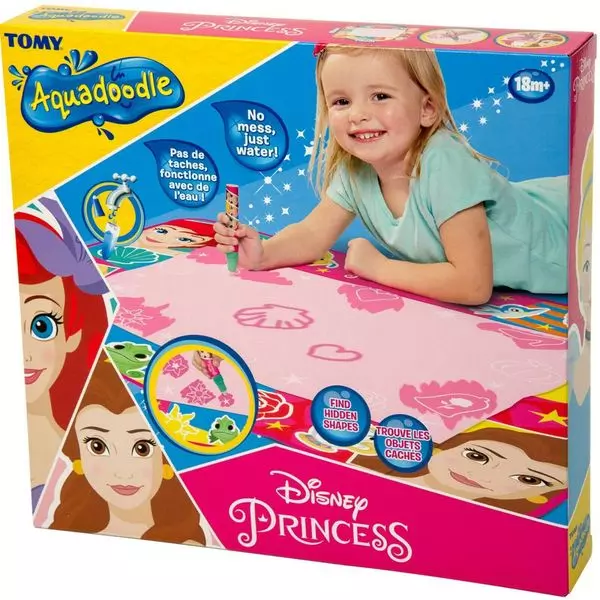 Tomy: Aquadoodle Prințesele Disney - covoraș de desen