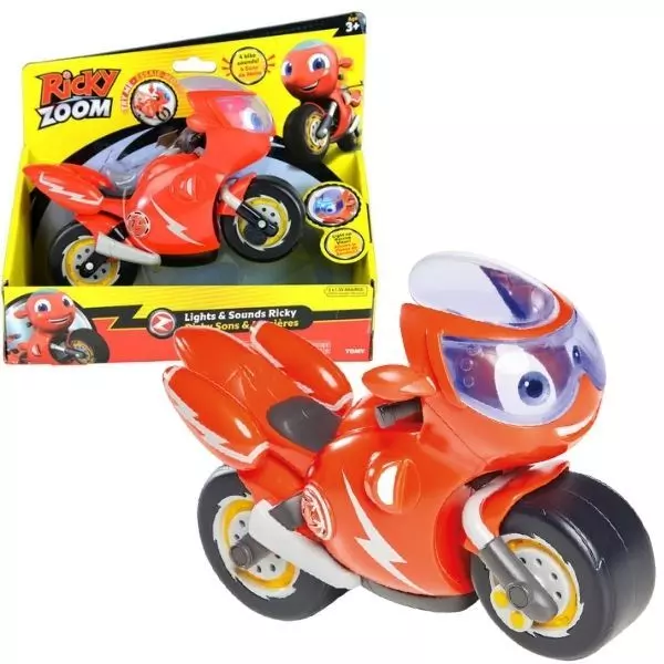 Ricky Zoom Lights & Sounds Ricky Motorcycle Toy TOMY New