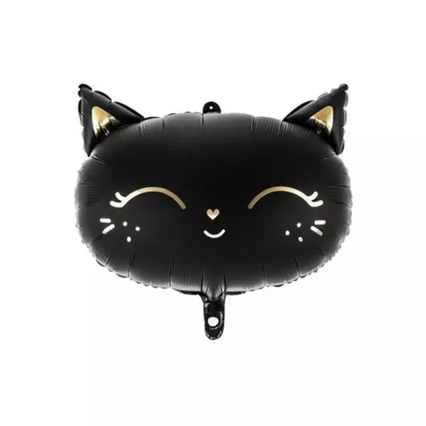 Balon folie Pisică neagră - 48 x 36 cm