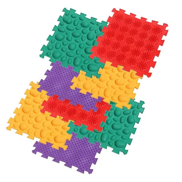 Ortho Puzzle: Ortopédiai masszázs szőnyeg szett, 8 darabos - Szavanna - CSOMAGOLÁSSÉRÜLT