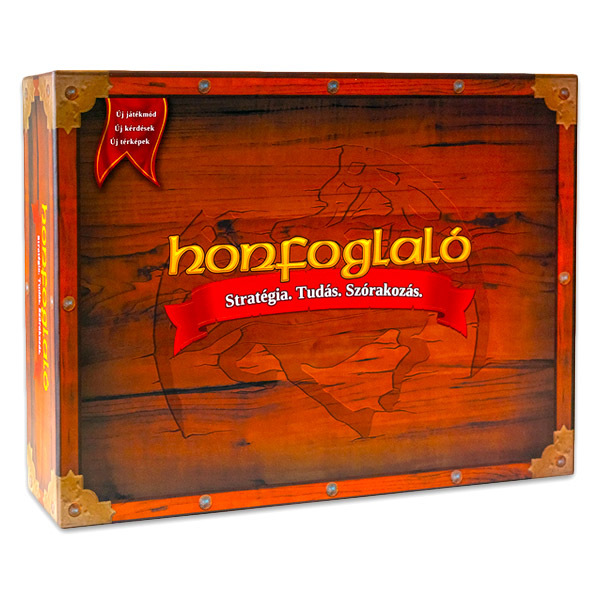 Honfoglaló társasjáték - 2 térképes változat, új kiadás - CSOMAGOLÁSSÉRÜLT