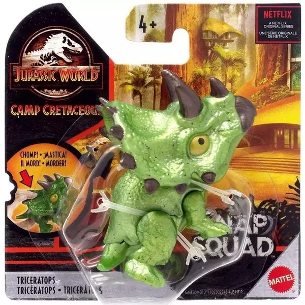 Jurassic World mini fogcsattogtató dinó - Triceratops