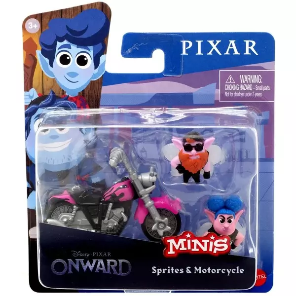 Pixar: Előre minifigura és jármű szett
