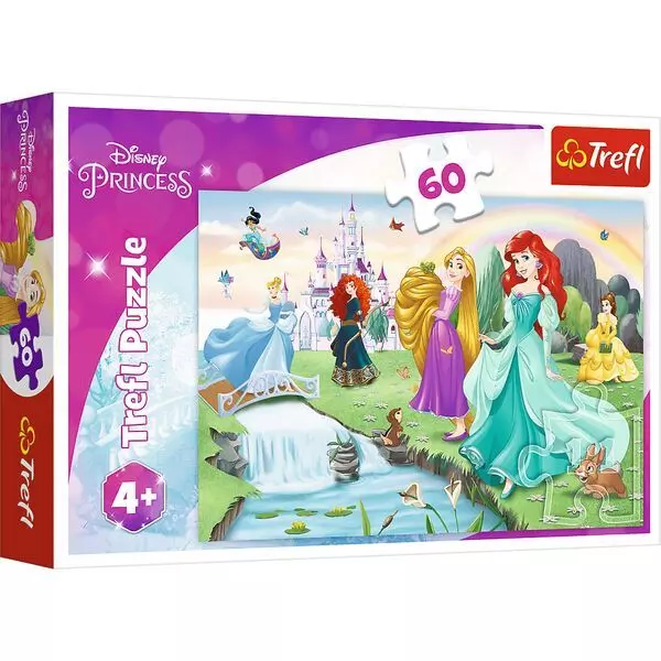 Trefl: Fă cunoștințe cu prințesele - puzzle cu 30 de piese