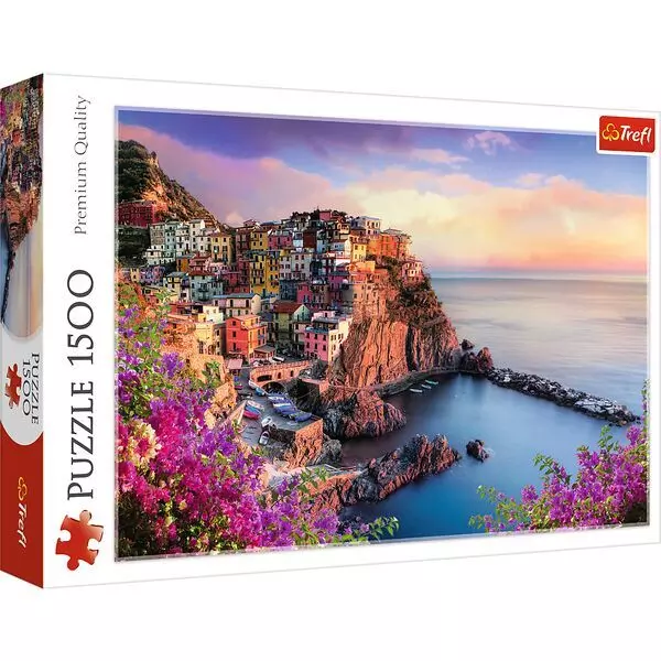 Trefl: Manarola látkép - Olaszország puzzle - 1500 darabos