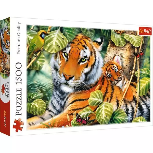 Trefl: Két tigris puzzle - 1500 darabos