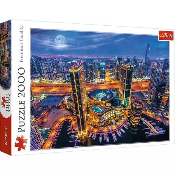 Trefl: Dubai fényei puzzle - 2000 darabos