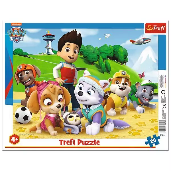 Trefl: Puzzle enmarcado Patrulla Canina - 25 piezas
