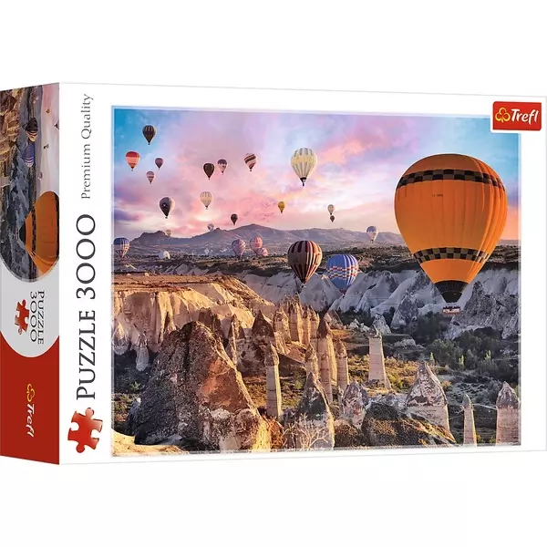 Trefl: Törökország, hőlégballonnal Kappadókia felett puzzle, 3000 db-os