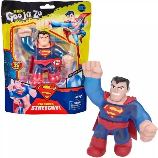 Goo Jit Zu: DC Super Heroes - Superman nyújtható akciófigura - CSOMAGOLÁSSÉRÜLT