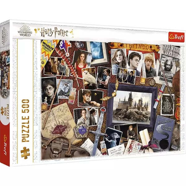 Trefl: Harry Potter roxforti emlékek puzzle - 500 darabos