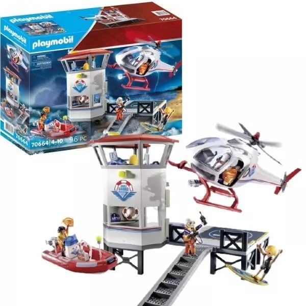 Playmobil: Mega Set Garda de coastă - 70664