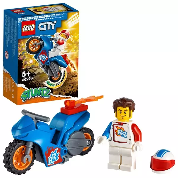 LEGO® City Stuntz Rocket kaszkadőr motorkerékpár 60298