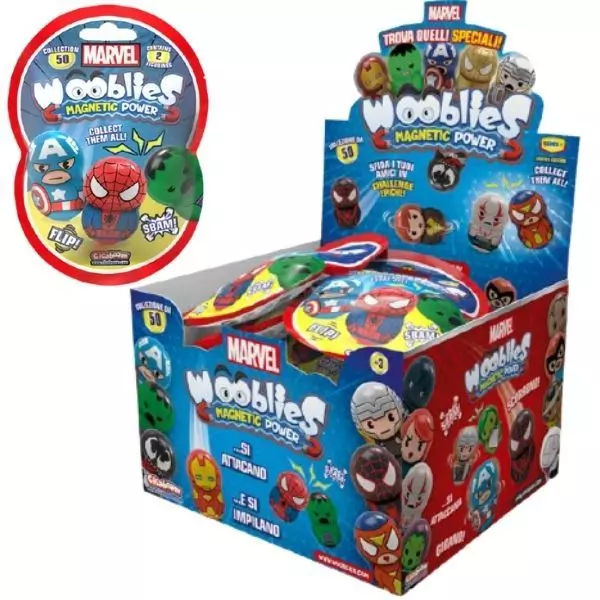 Wooblies Marvel meglepetés csomag, 2 db figura