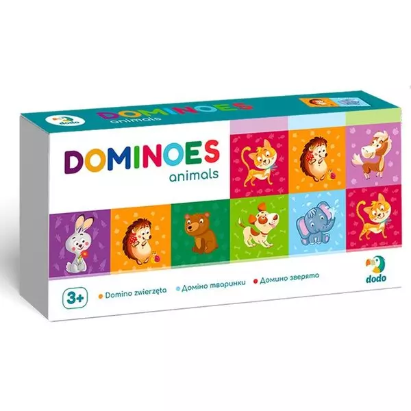 Dodo: Domino cu 28 de piese - model animale