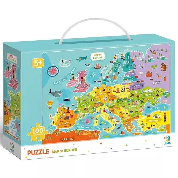 Dodo: Európa puzzle - 100 darabos